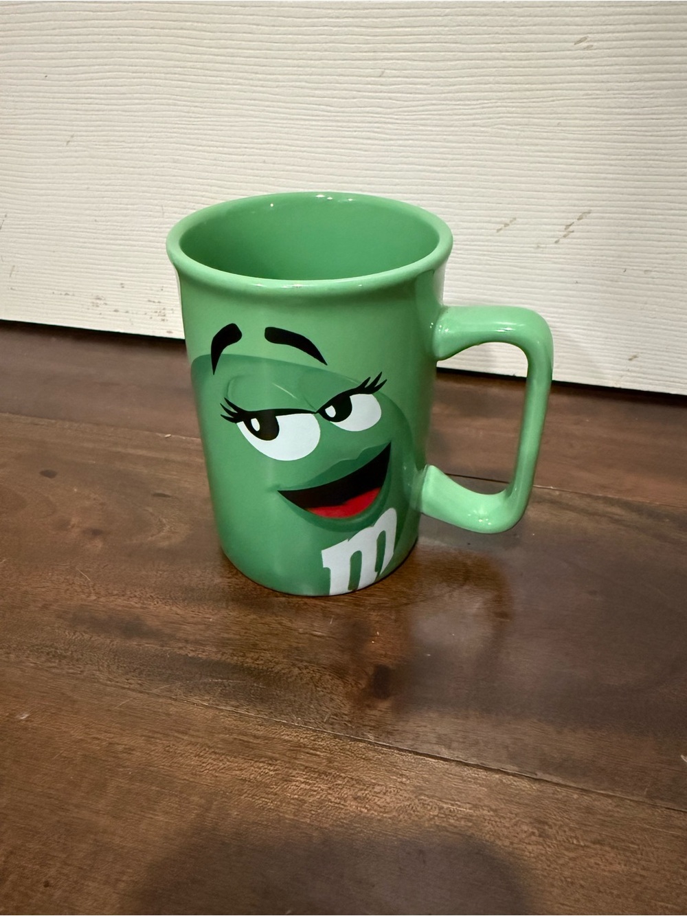 M&M’s World Green M&M Character Ceramic Coffee Mug Collectible